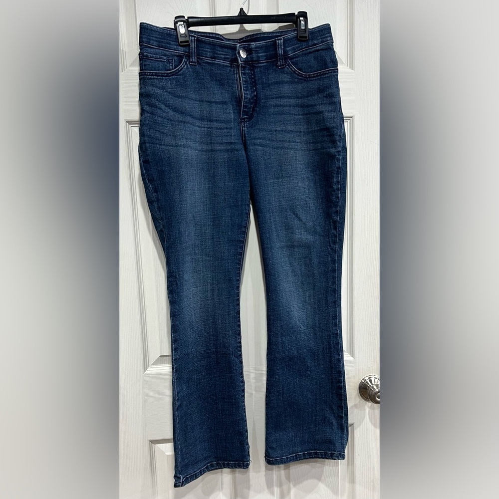Lee Women's Size 14 Flex Motion Bootcut Jeans Open Sea NWOT Regular Length - Picture 1 of 9